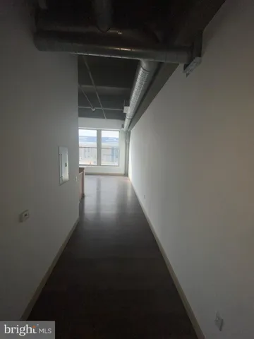 a view of hallway with stairs