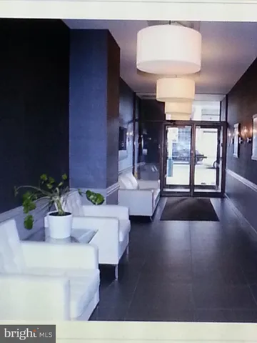 a view of buildings with wooden floor