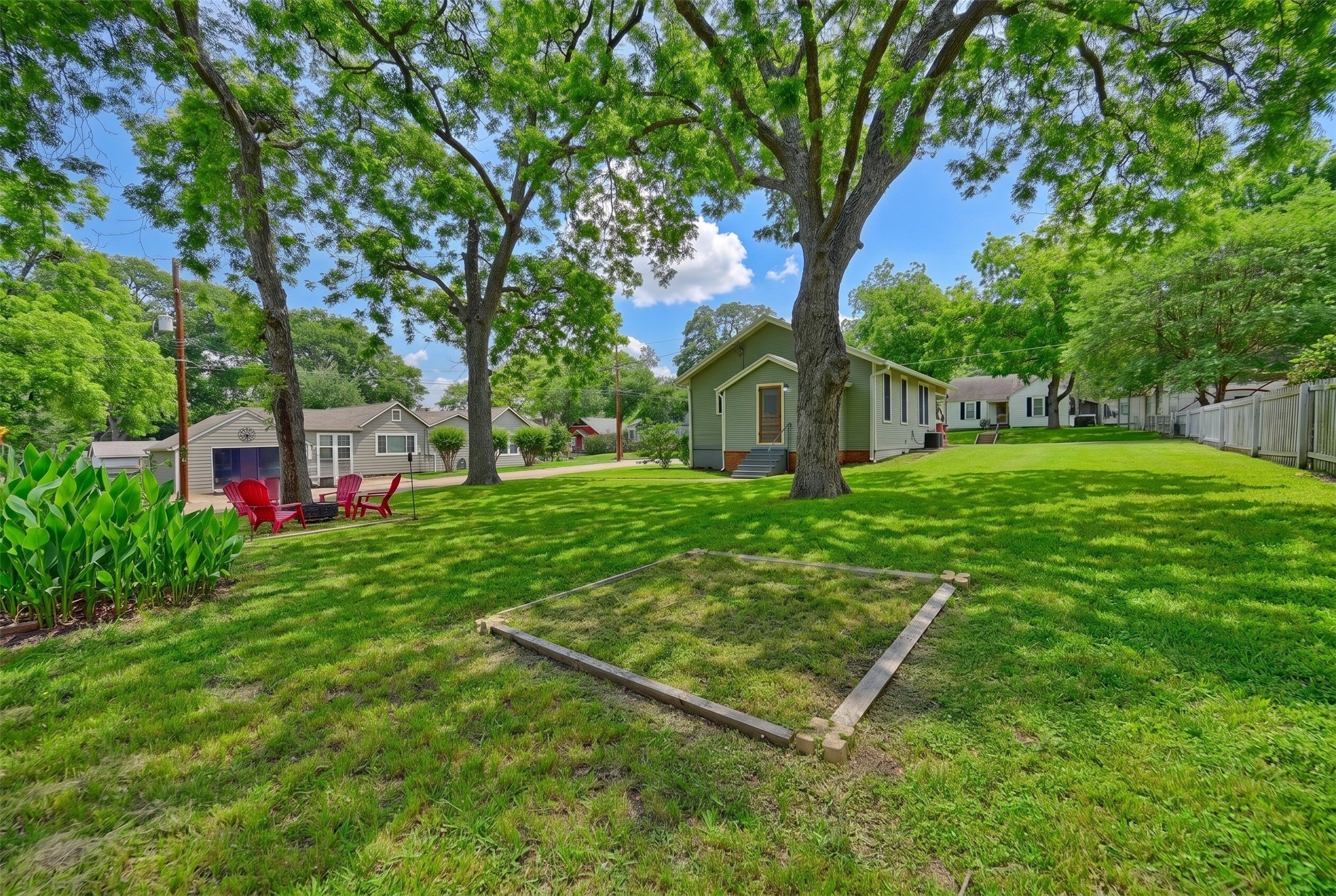 1500 Church Street Brenham, TX 77833 - Photo 26 of 30 a view of a backyard with garden