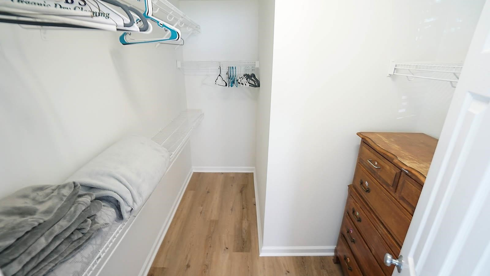 4305 Chimney Stone Road Durham, NC 27704 - Photo 14 of 21 a view of a bedroom with wooden floor