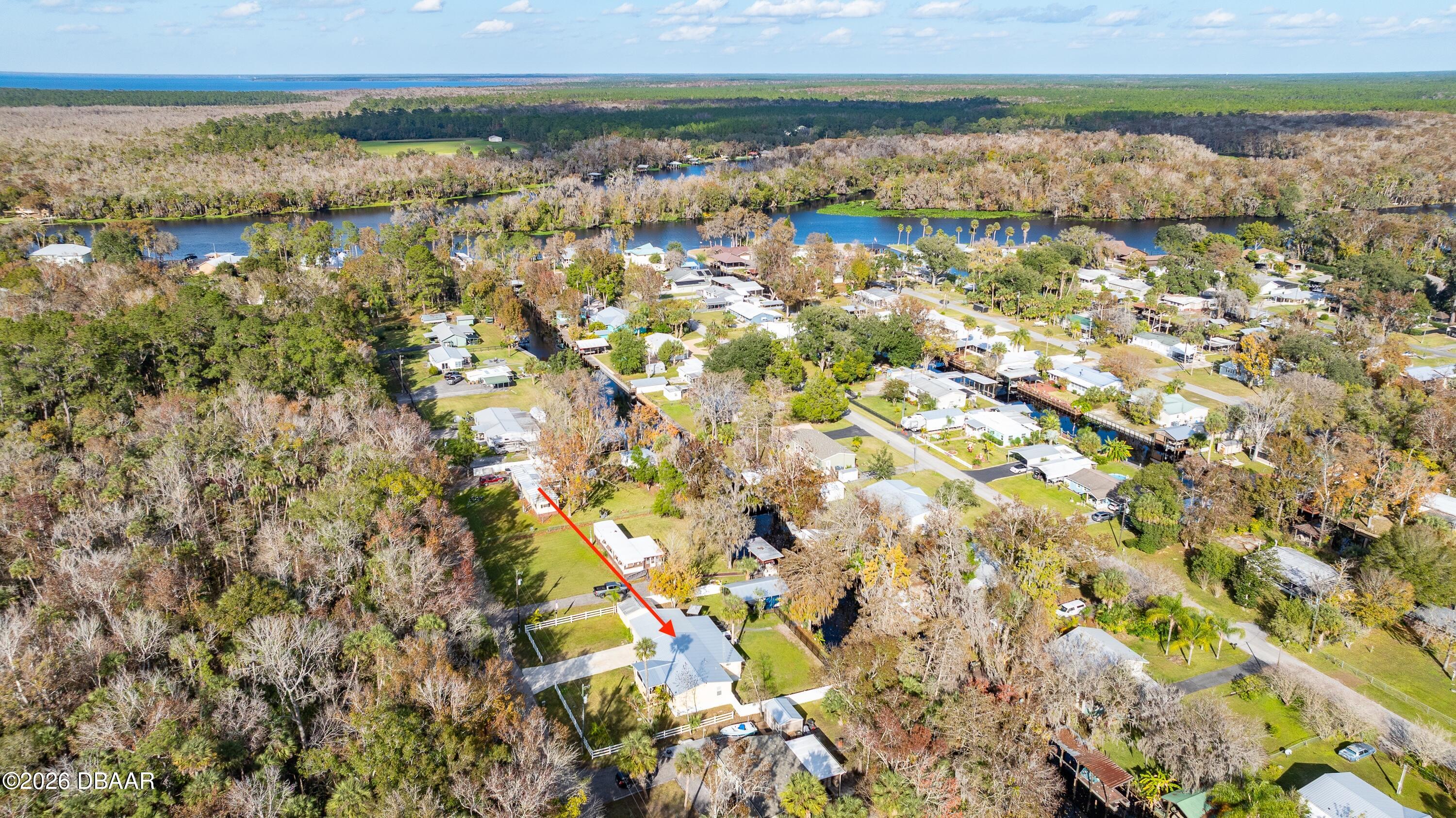 56320 Cherry Tree Road Astor, FL 32102 - Photo 27 of 39 a view of lake with green space