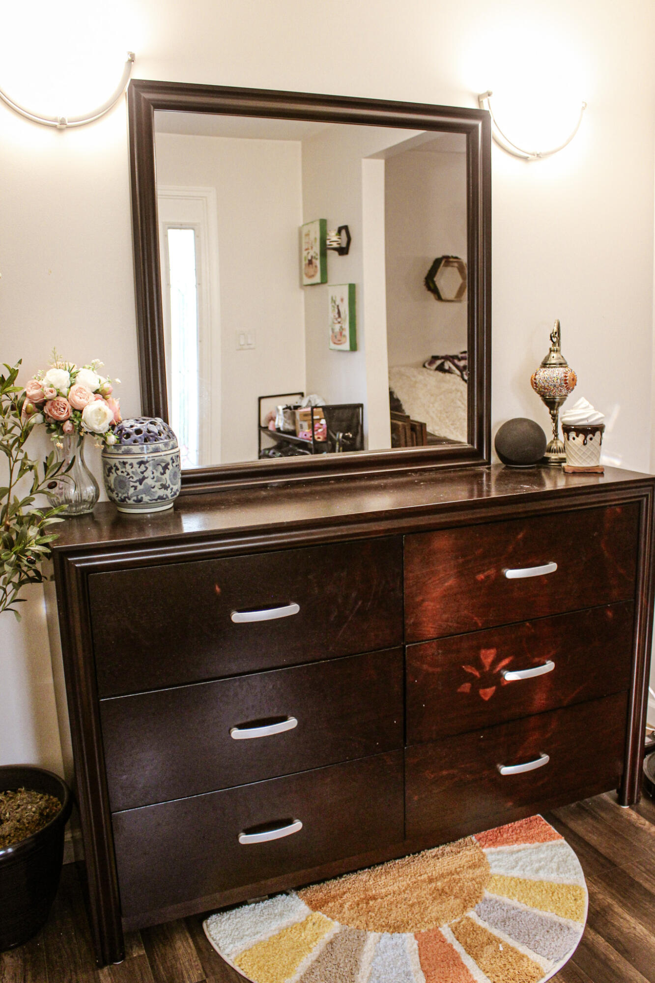 2819 Bryant Street Portage, IN 46368 - Photo 10 of 24 a bathroom with a sink and a mirror