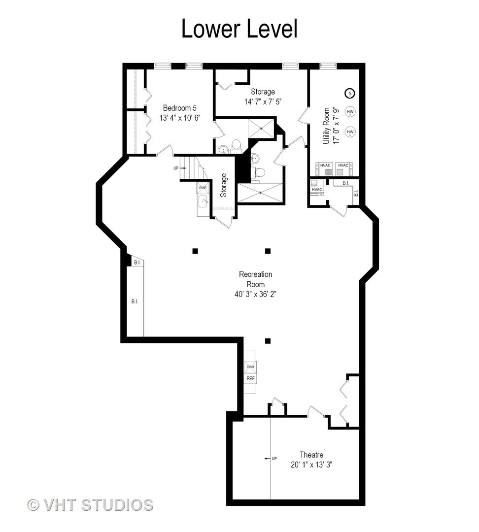 1536 Voltz Road Northbrook, IL 60062 - Photo 40 of 50 a picture of floor plan