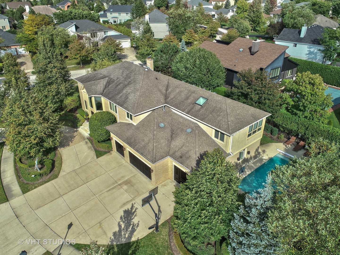 1536 Voltz Road Northbrook, IL 60062 - Photo 47 of 50 an aerial view of a house