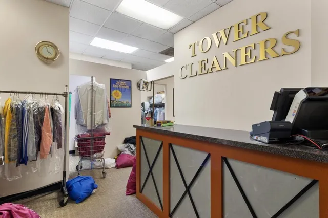 a view of walk in closet with stairs
