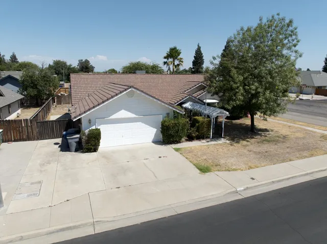 a view of house and street