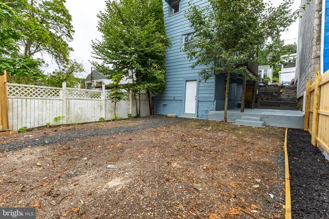 a backyard of a house