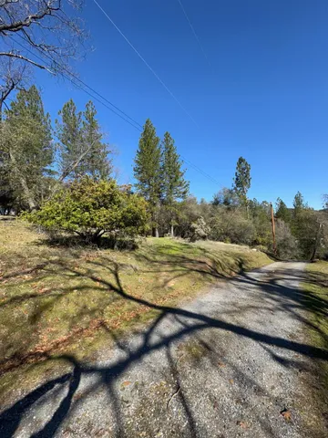 a view of a yard with an outdoor space