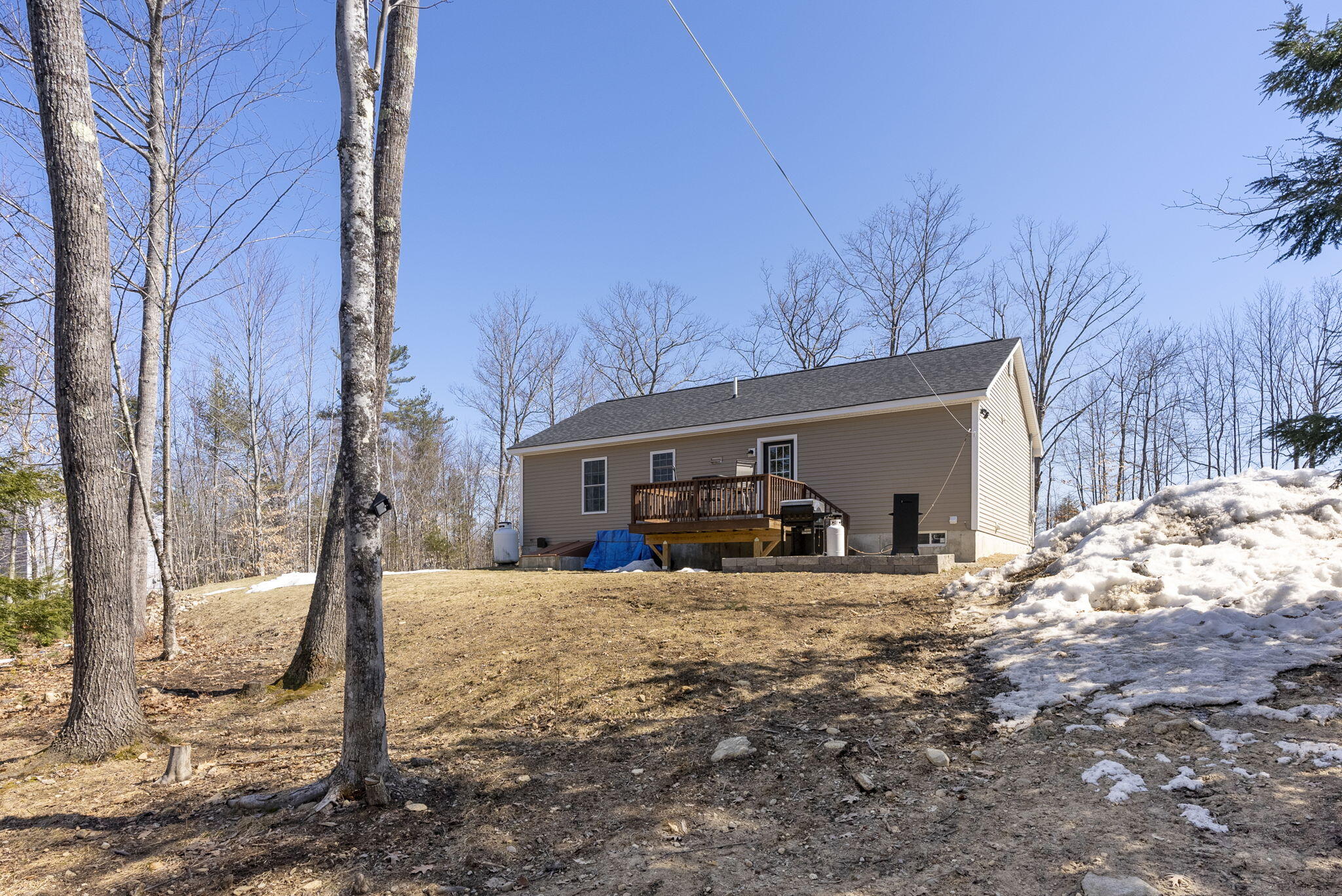 408 Deering Ridge Road East Waterboro, ME 04030 - Photo 43 of 50 Aerial of Backyard