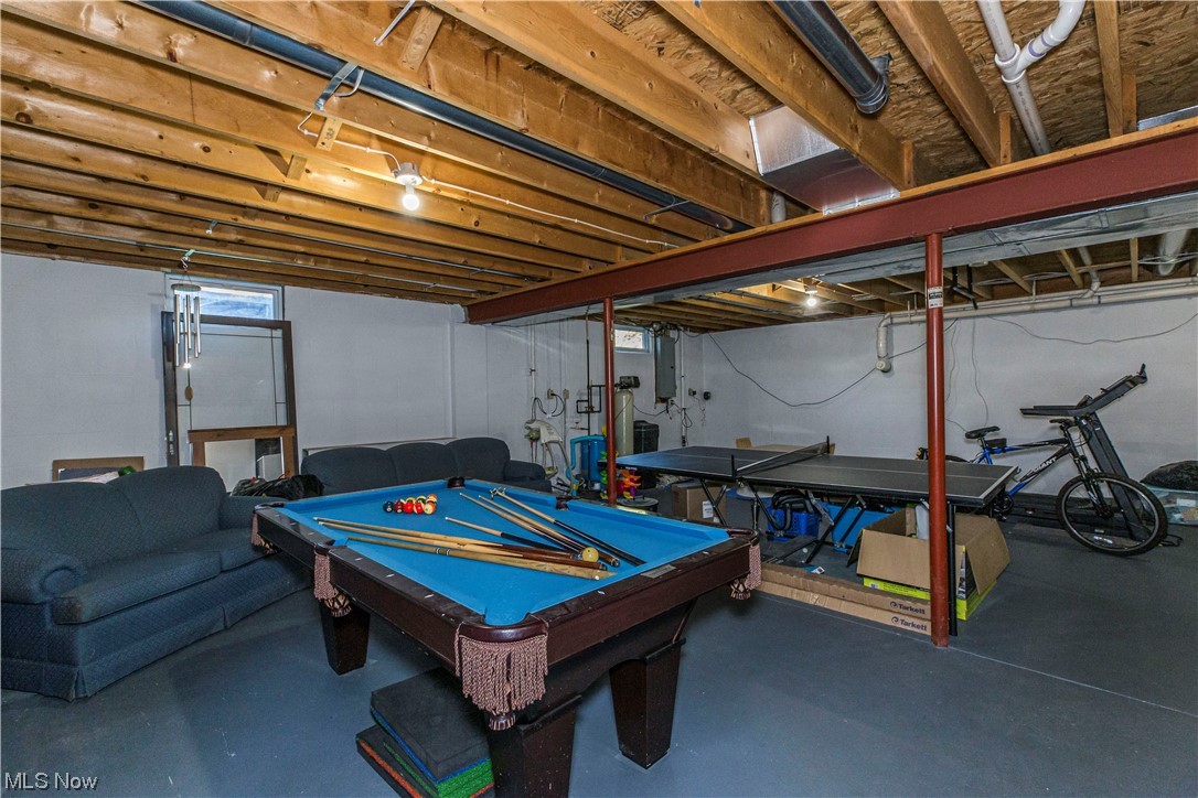 1804 Grace Road Akron, OH 44312 - Photo 12 of 15 Rec room featuring concrete flooring