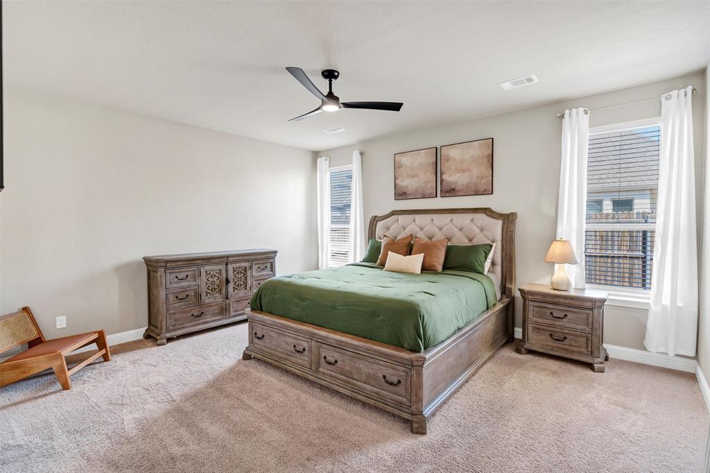 5241 Ranchero Trail Fort Worth, TX 76126 - Photo 15 of 29 a bedroom with a bed and a window