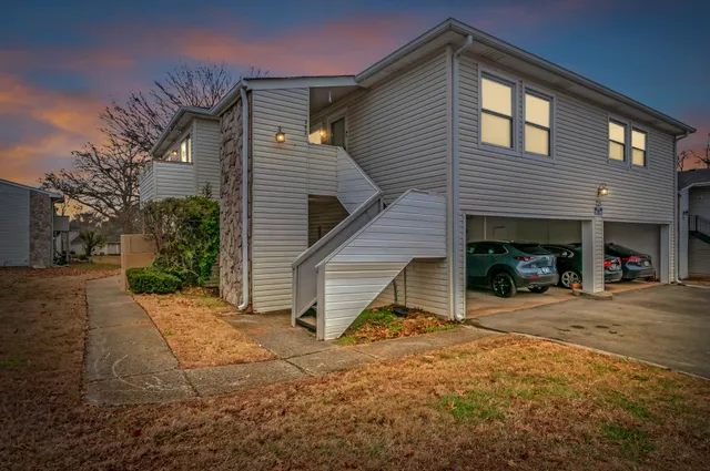 a view of a house with a patio