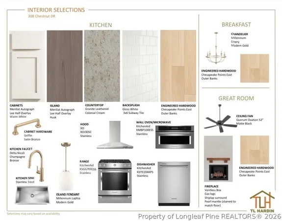 $499,920 | 308 Chestnut Drive, Vass, NC 28394