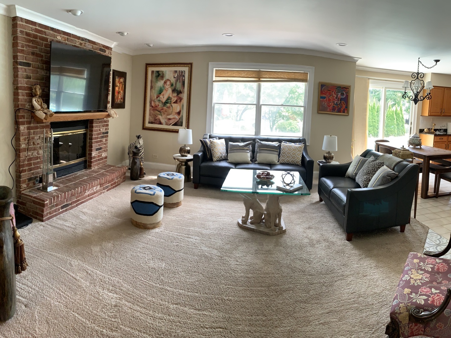 1003 Pember Circle West Dundee, IL 60118 - Photo 22 of 29 a living room with furniture fireplace and window