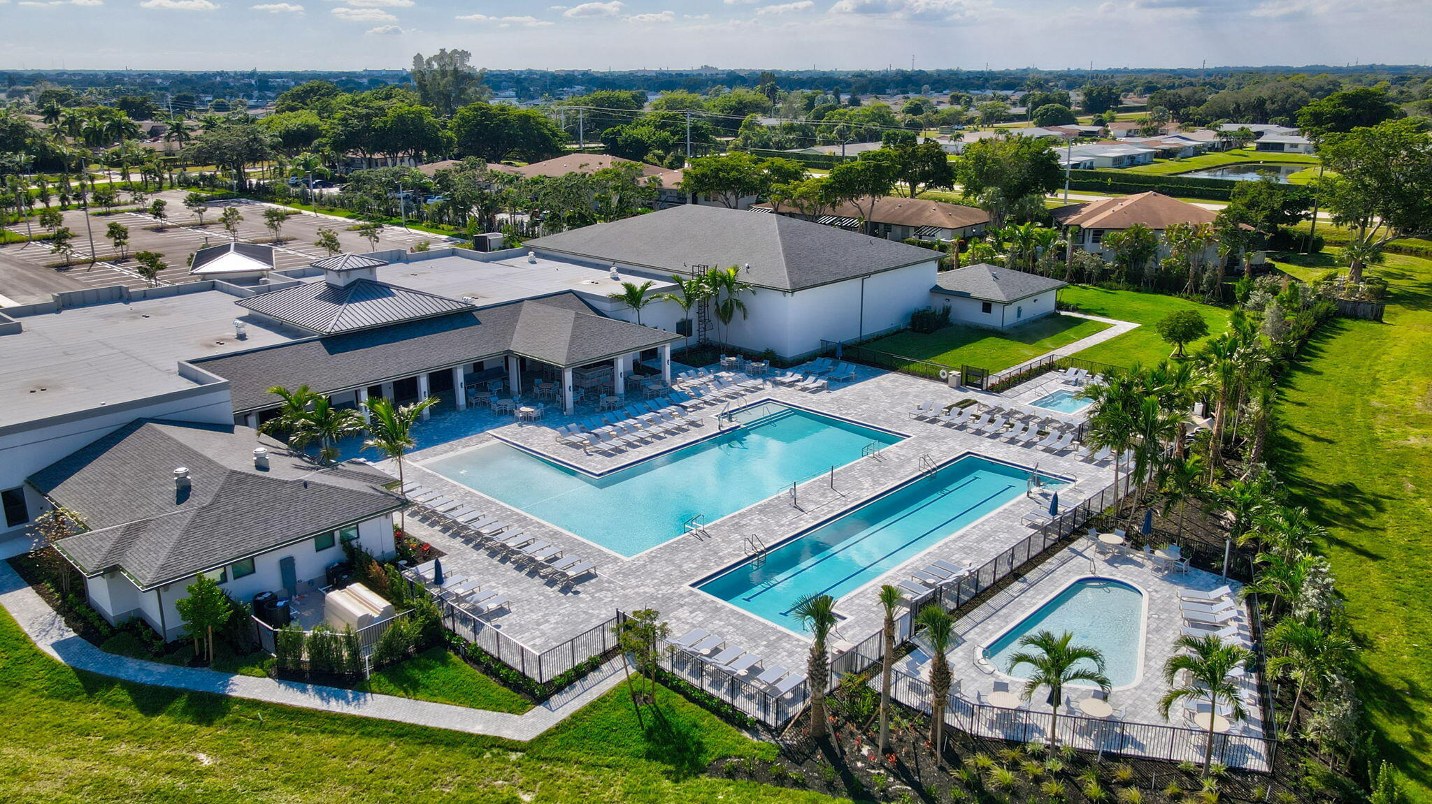13404 Brotherhood Way Delray Beach, FL 33484 - Photo 36 of 44 an aerial view of multiple house