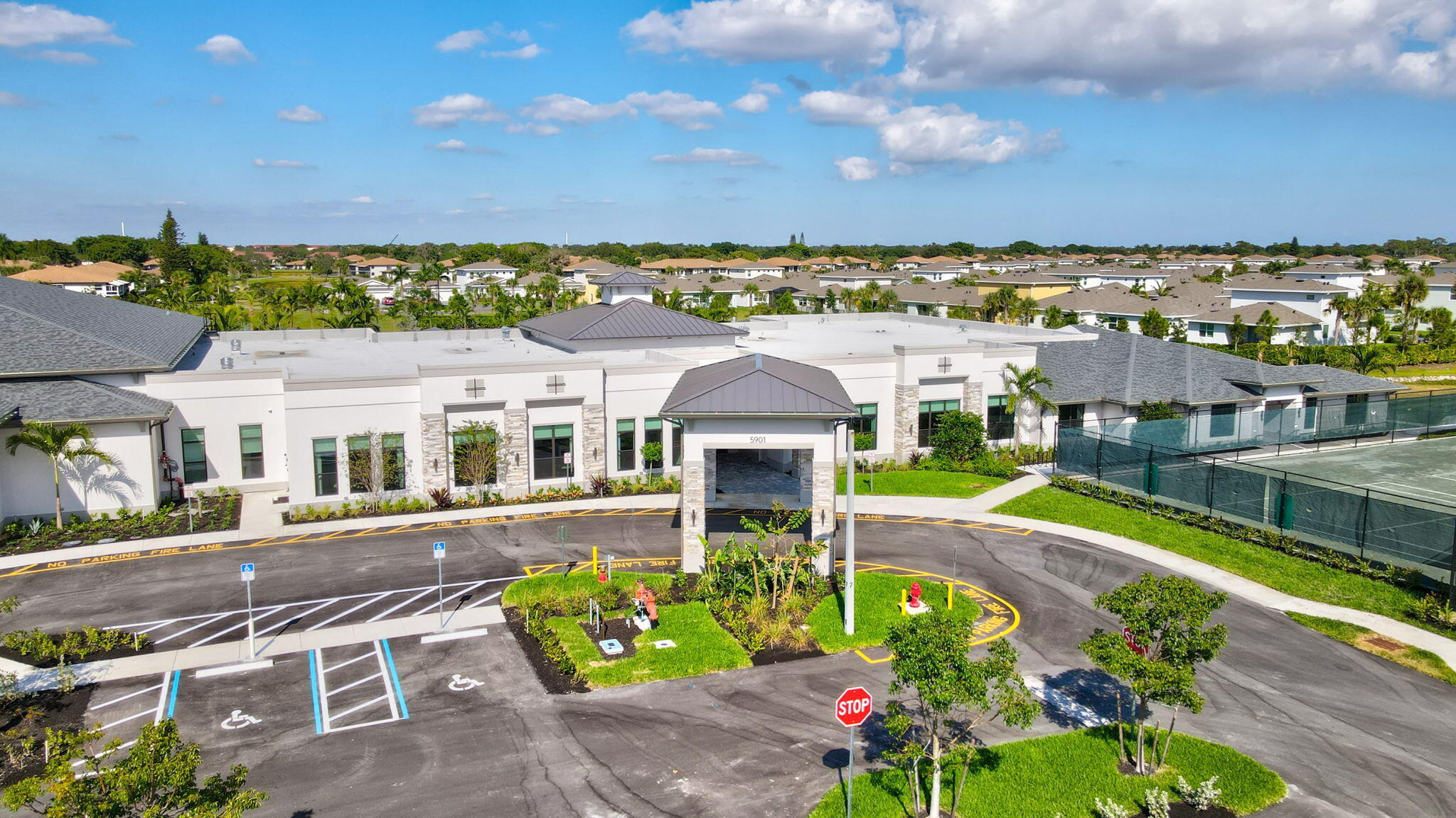 13404 Brotherhood Way Delray Beach, FL 33484 - Photo 43 of 44 a view of a swimming pool with an outdoor seating