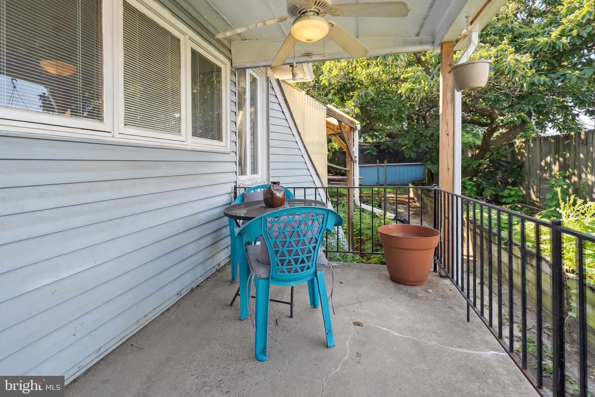 1866 Marshall Road Baltimore, MD 21222 - Photo 28 of 30 a view of a chair and tables in the balcony
