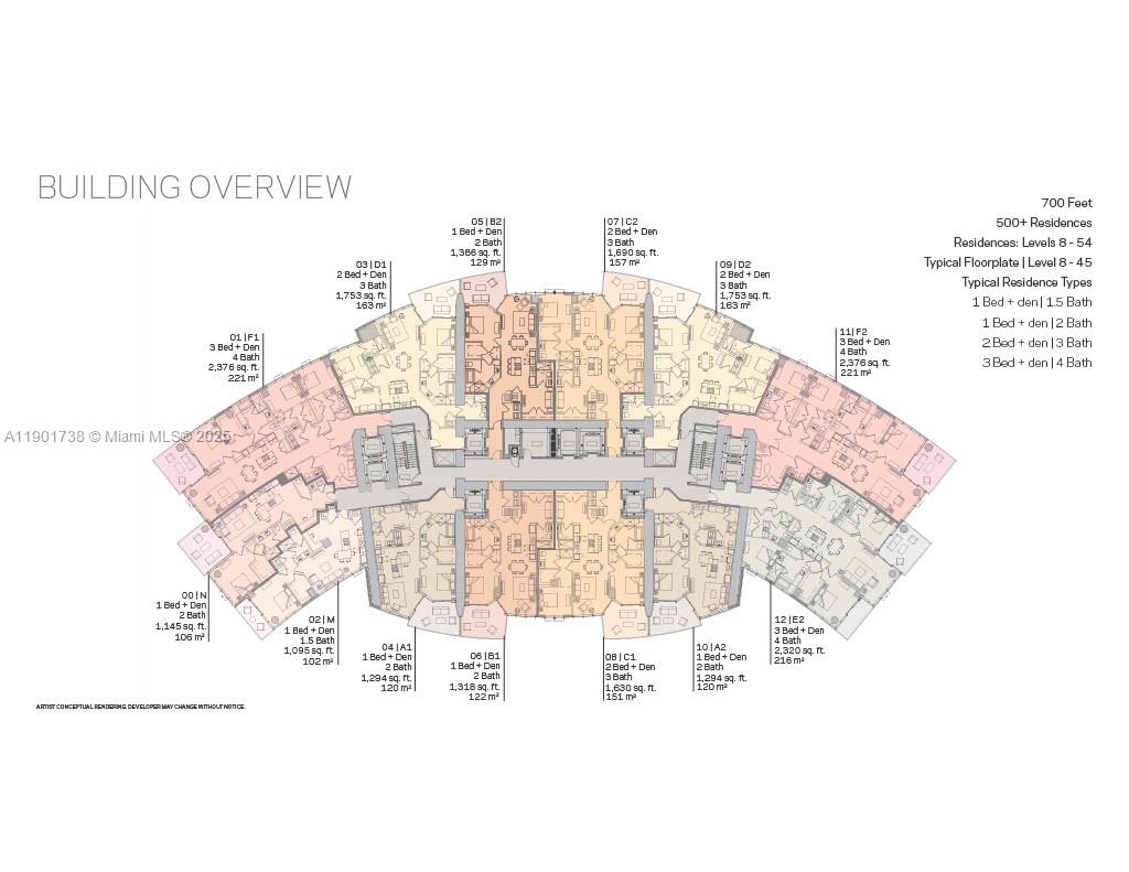 851 Northeast 1st Avenue, Unit 2106 Miami, FL 33132 - Photo 51 of 52 a view of a city