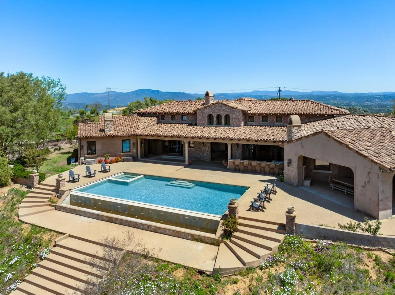 19612 Rangeland Road Ramona, CA 92065 - Photo 39 of 65 a view of a house with roof deck