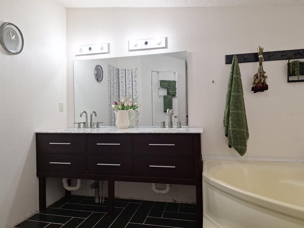 14899 Southwest 92nd Way Lake Butler, FL 32054 - Photo 31 of 39 a bathroom with a sink and a mirror