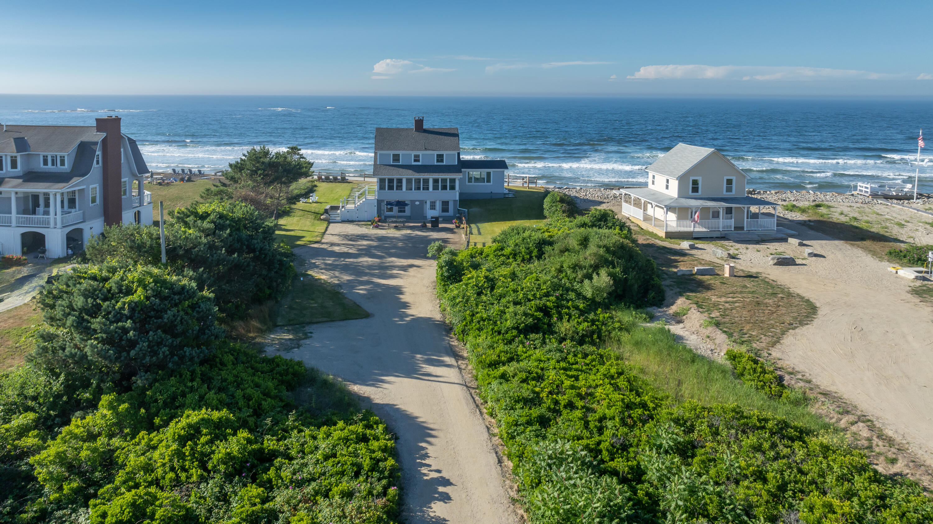 88 Mile Stretch Road Biddeford, ME 04005 - Photo 8 of 40 Aerial Showing Rear Yard Toward Ocean