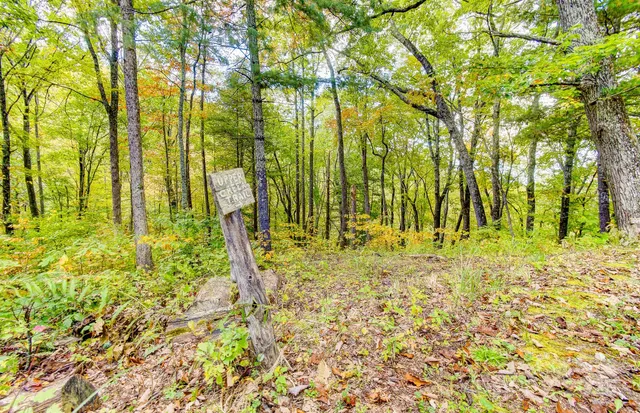 a view of an outdoor space and mountain view