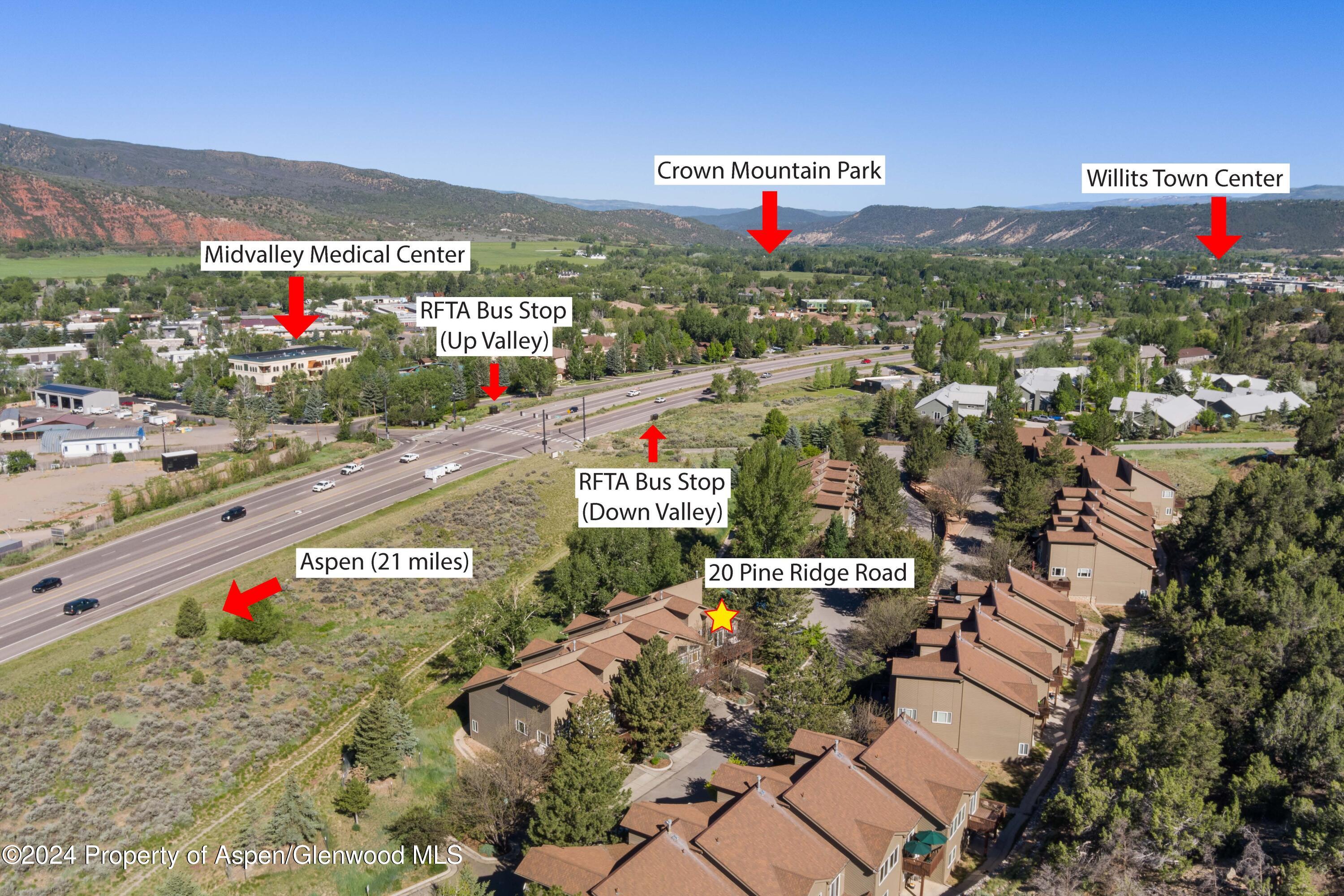 20 Pine Ridge Road Basalt, CO 81621 - Photo 27 of 33 Proximity to the Mid-Valley