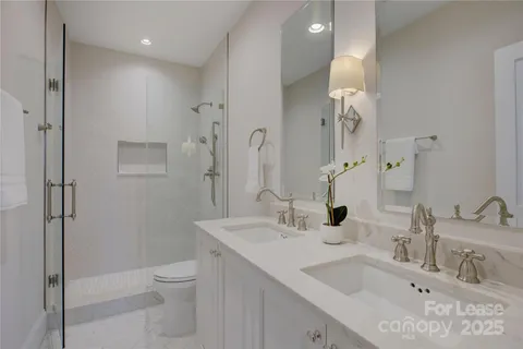 a close view of closet