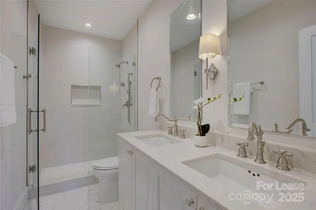 a close view of closet