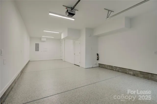 a view of a balcony with trees