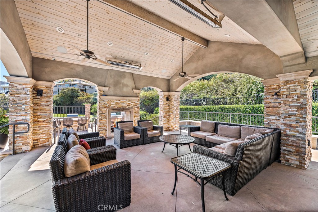 6 Marana San Clemente, CA 92673 - Photo 61 of 69 a outdoor living space with patio furniture and a potted plant
