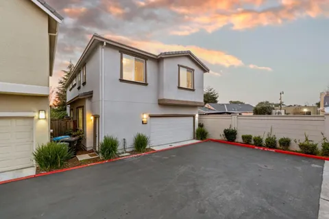 a view of a house with many windows