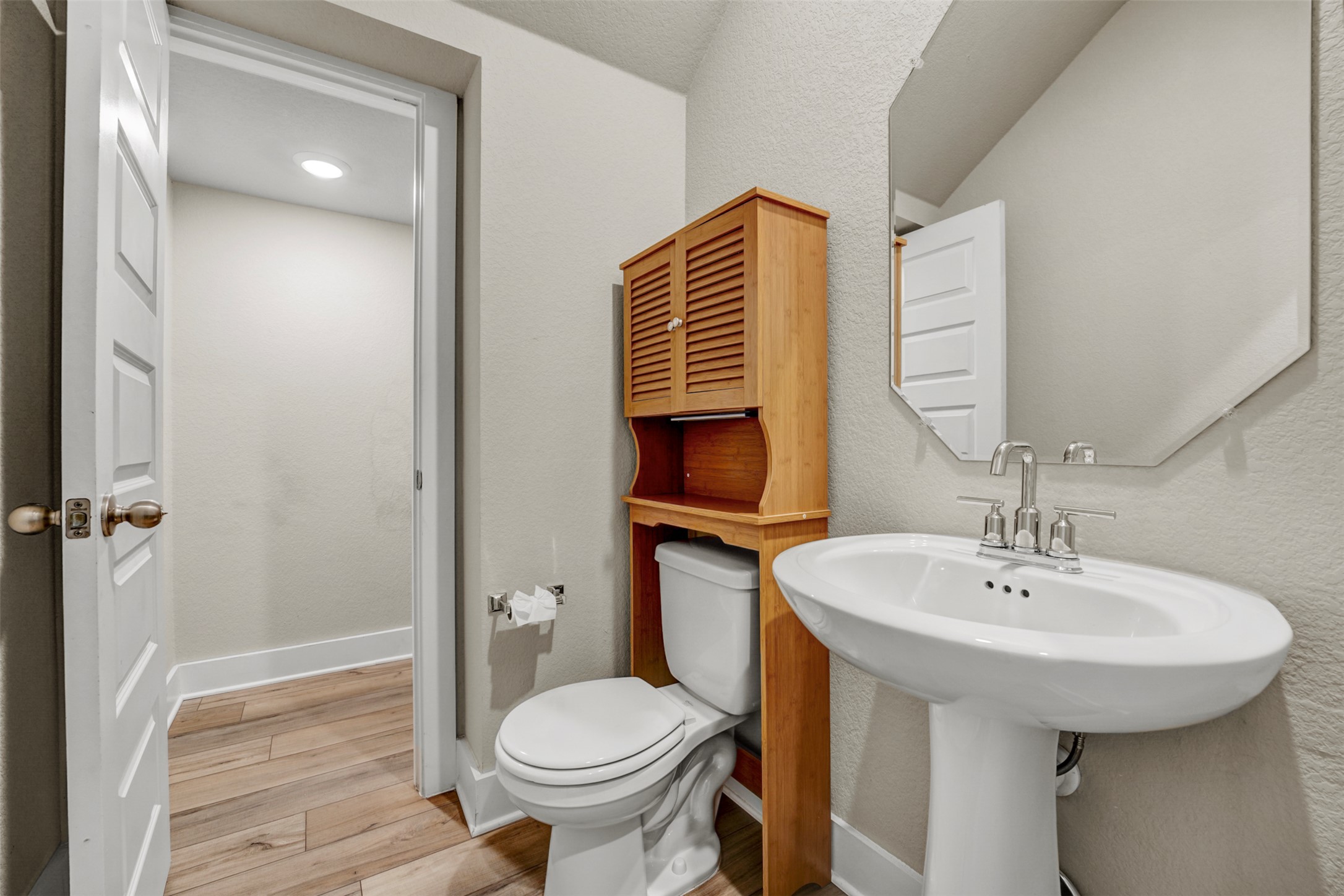 7509 Grand Linden Way, Unit 87 Austin, TX 78744 - Photo 12 of 30 a bathroom with a sink toilet and shower