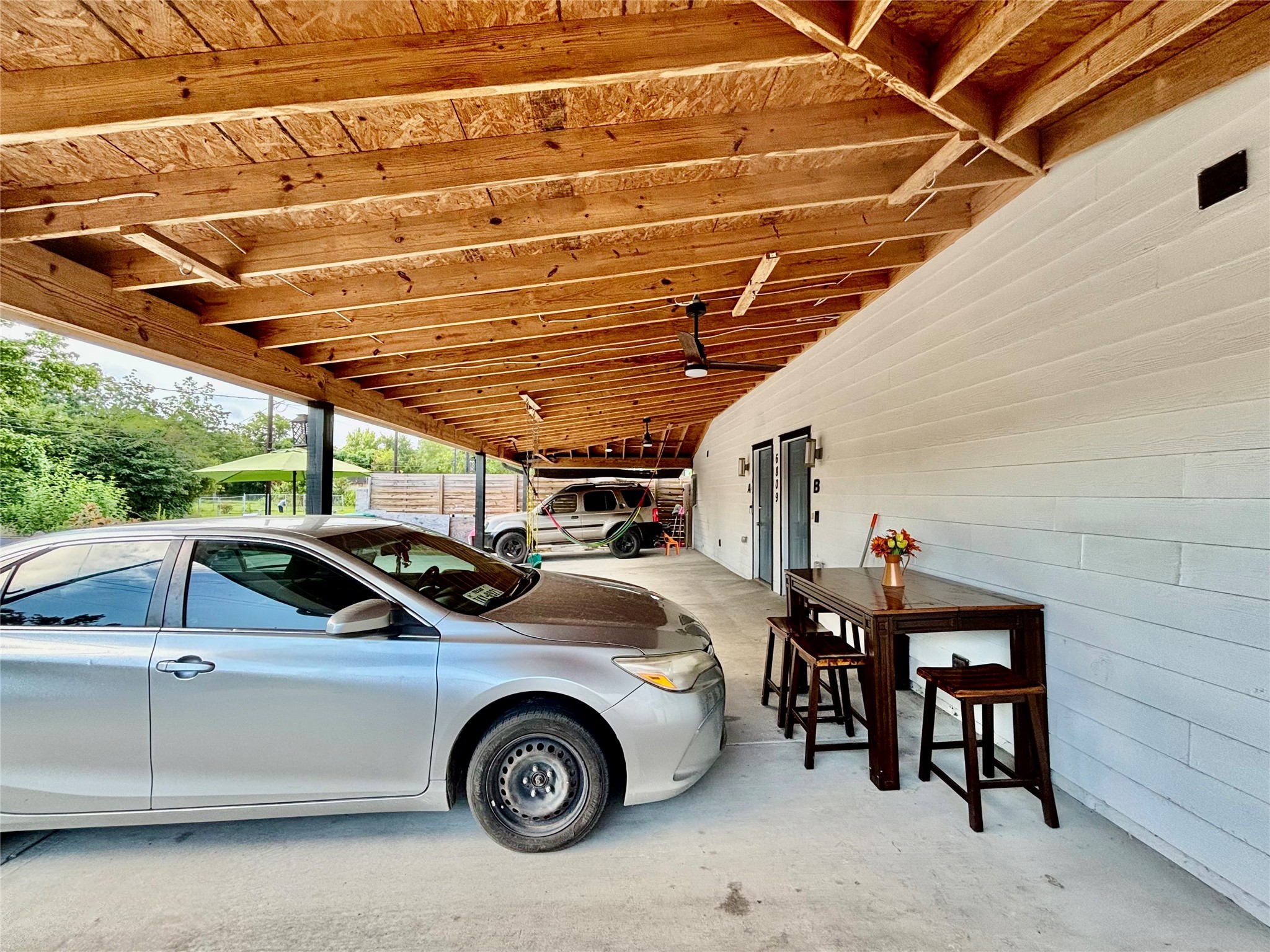 6809 Glass Street Houston, TX 77016 - Photo 15 of 29 a view of a car parking garage