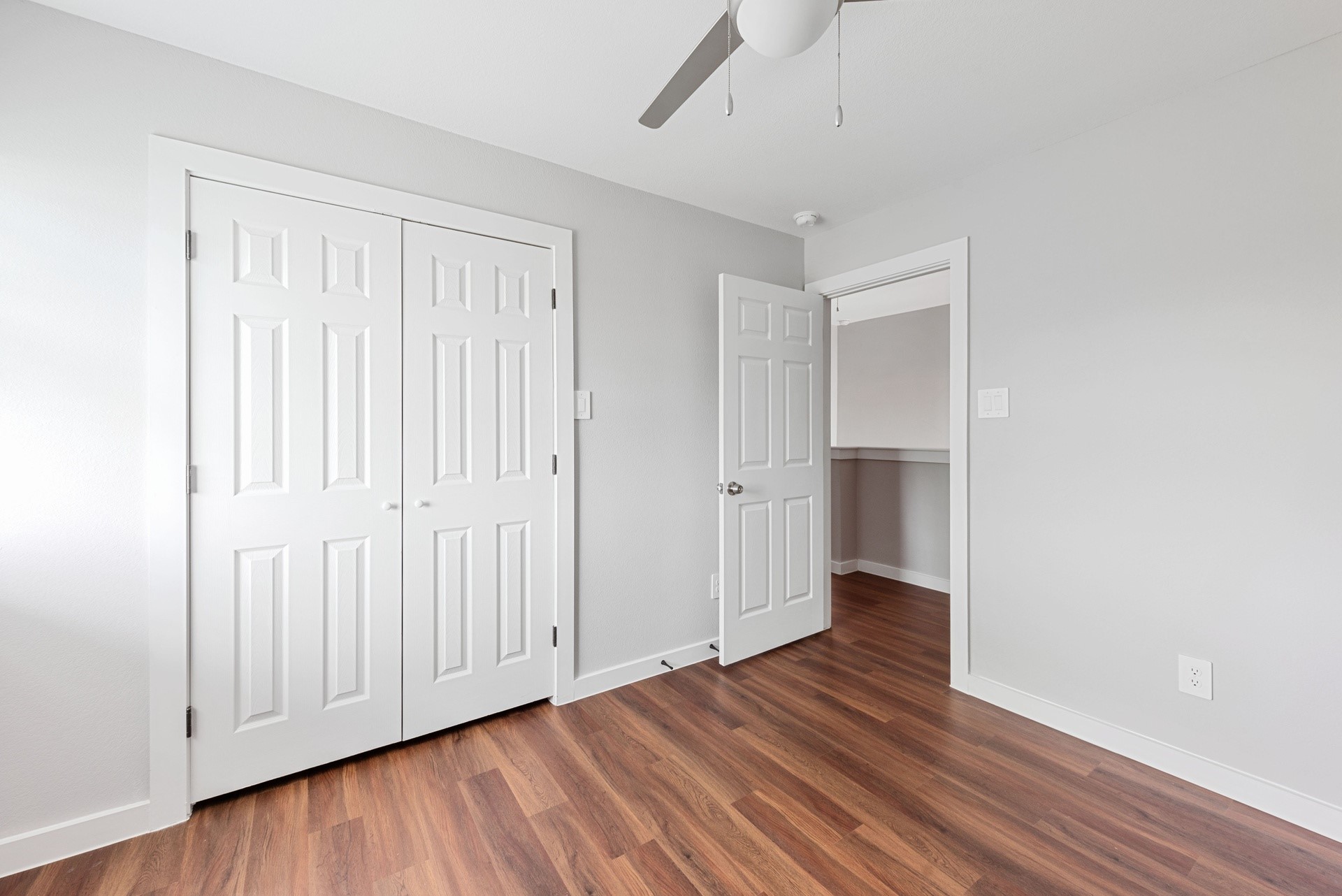 6809 Glass Street Houston, TX 77016 - Photo 22 of 29 a view of an empty room with wooden floor