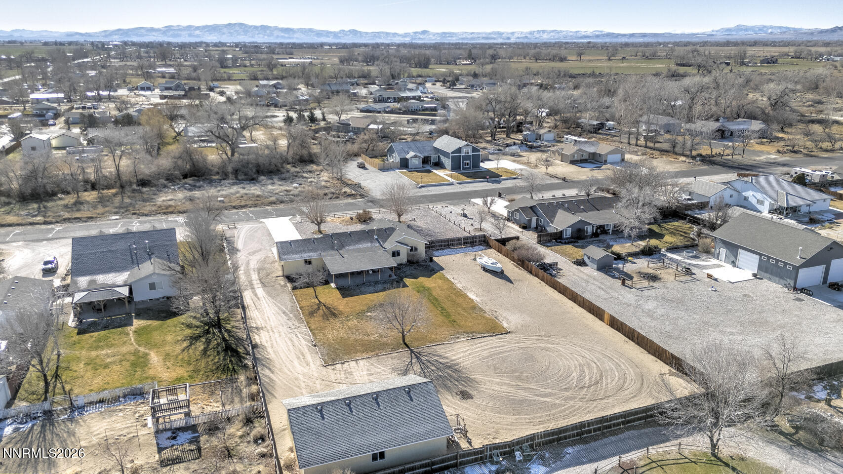 2100 Birch Lane Fallon, NV 89406 - Photo 24 of 27 an aerial view of residential houses with outdoor space