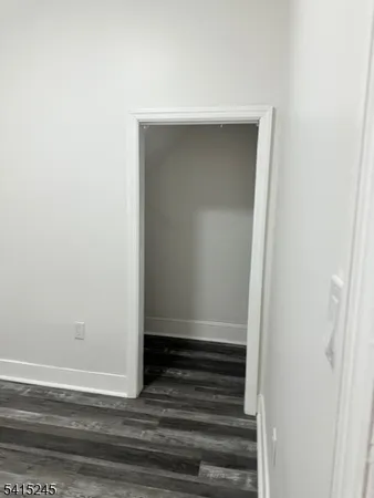 a view of small space with racks on the wall