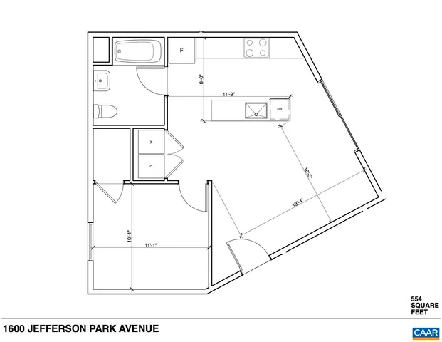 $2,160 | 1600 Jefferson Park Avenue, Unit 103, Charlottesville, VA 22903