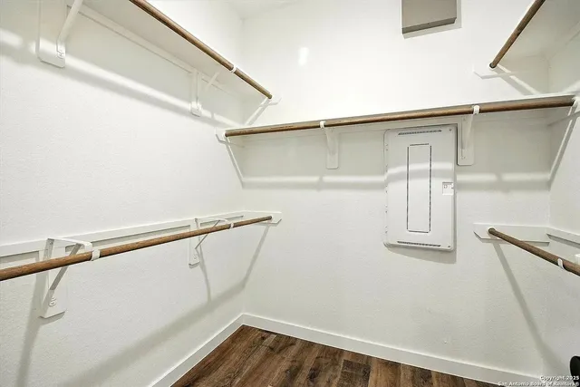 a view of walk in closet