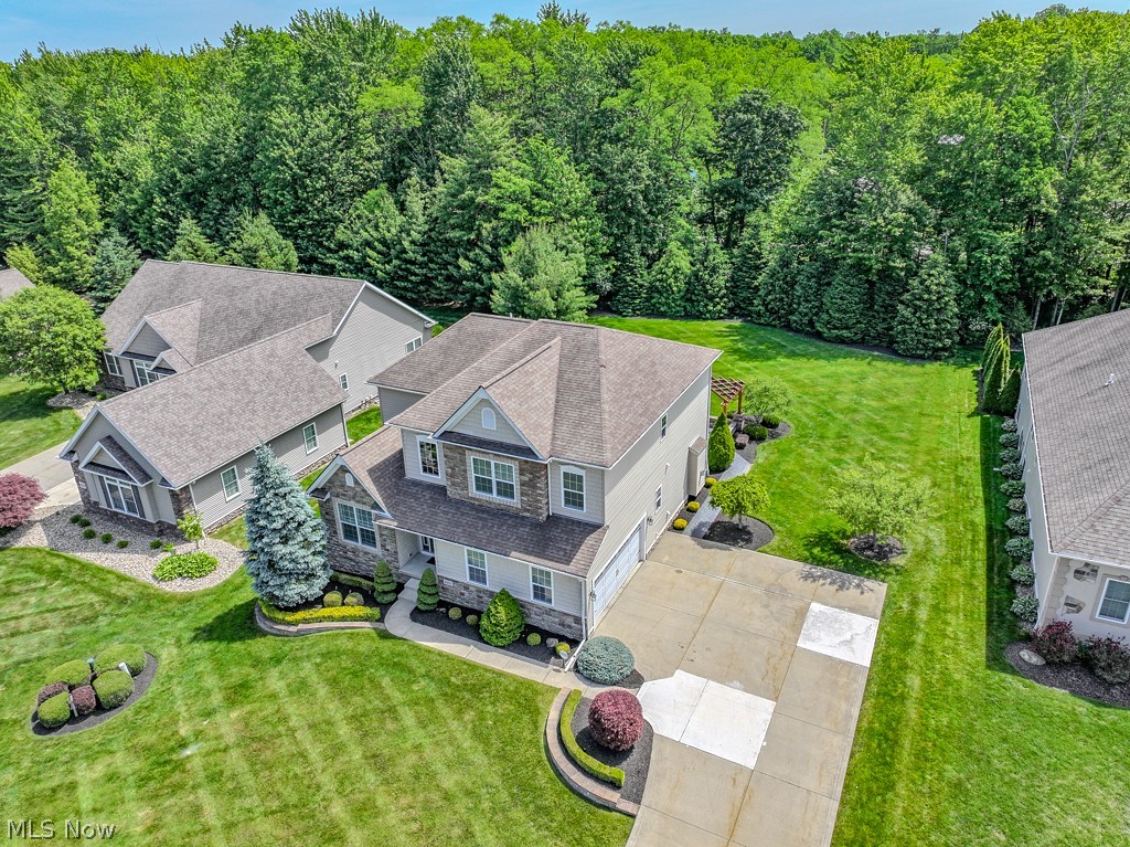 8375 Raleigh Place Painesville, OH 44077 - Photo 3 of 45 Aerial View of home and lot