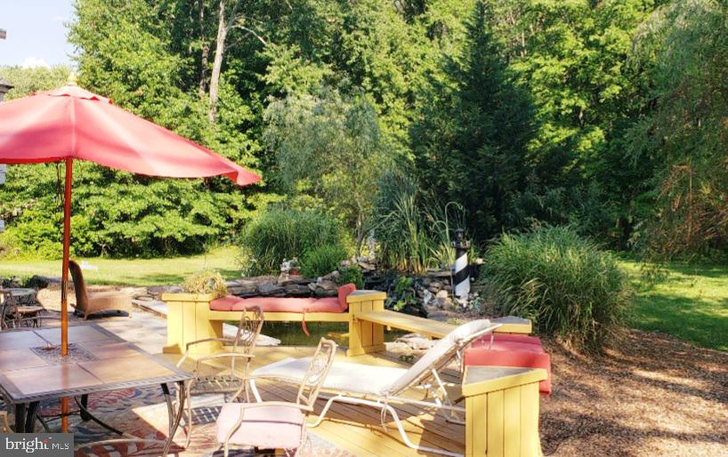 101 Denow Road Lawrence Township, NJ 08648 - Photo 8 of 24 Deck and Koi Pond