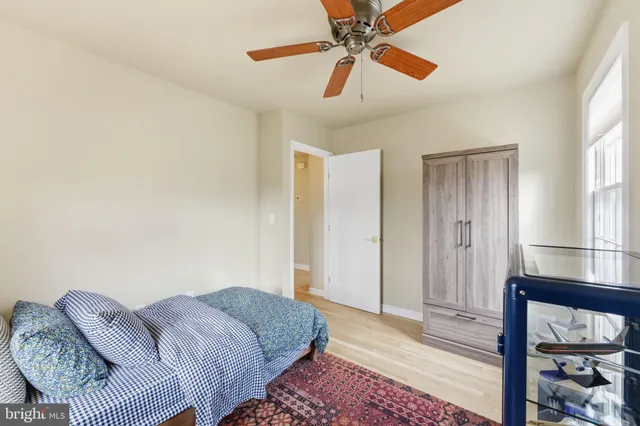 a view of a bathroom from the hallway