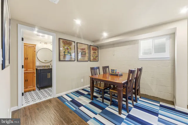 a view of a storage and utility room