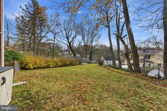 a view of backyard with outdoor space