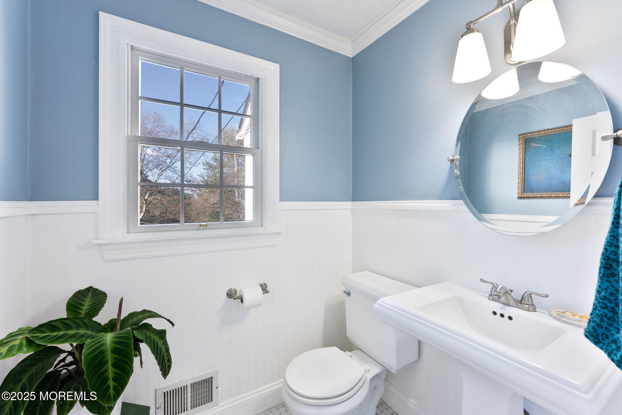 4 Cherry Hill Road Holmdel, NJ 07733 - Photo 15 of 34 a bathroom with a toilet sink and mirror