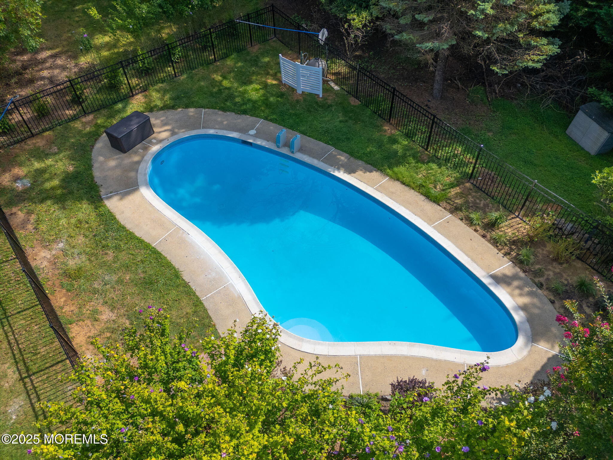 4 Cherry Hill Road Holmdel, NJ 07733 - Photo 32 of 34 a view of a swimming pool with a yard