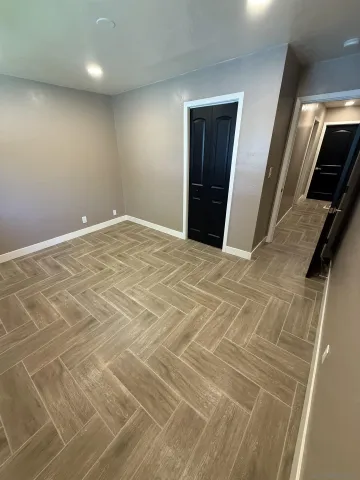 a view of an empty room