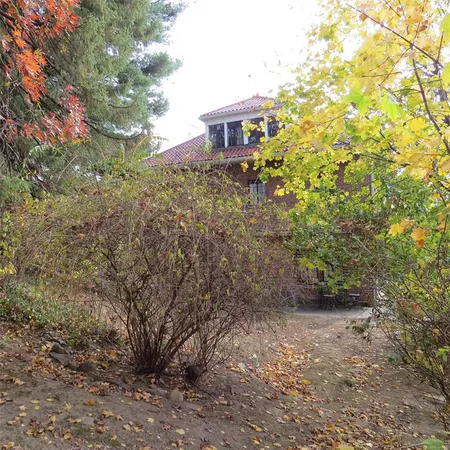 a view of a house with a tree