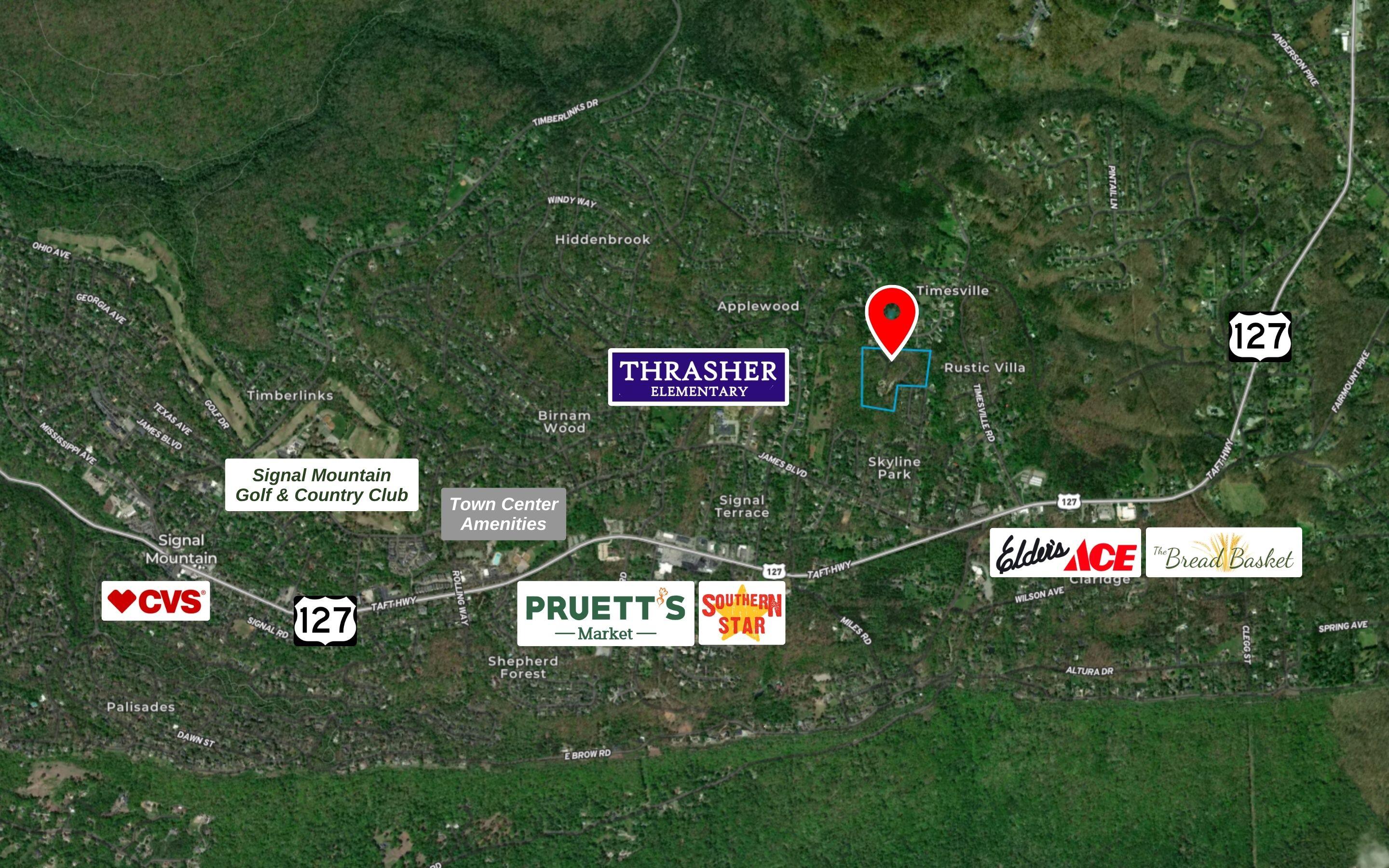 11 St Nicholas Way Signal Mountain, TN 37377 - Photo 55 of 62 Close to Local Favorites