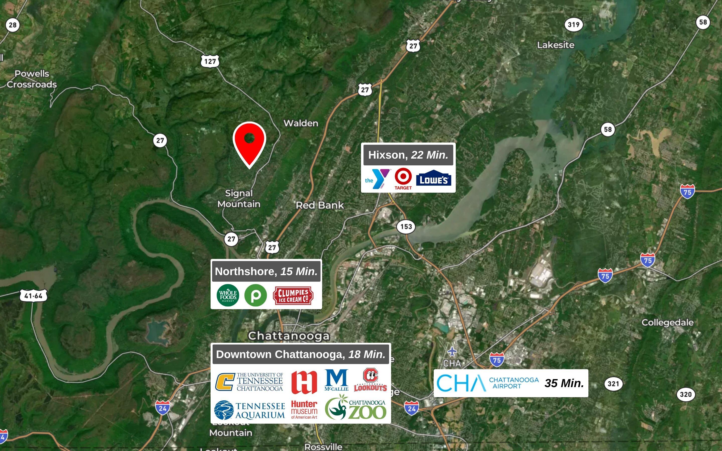 11 St Nicholas Way Signal Mountain, TN 37377 - Photo 61 of 62 Chattanooga Area